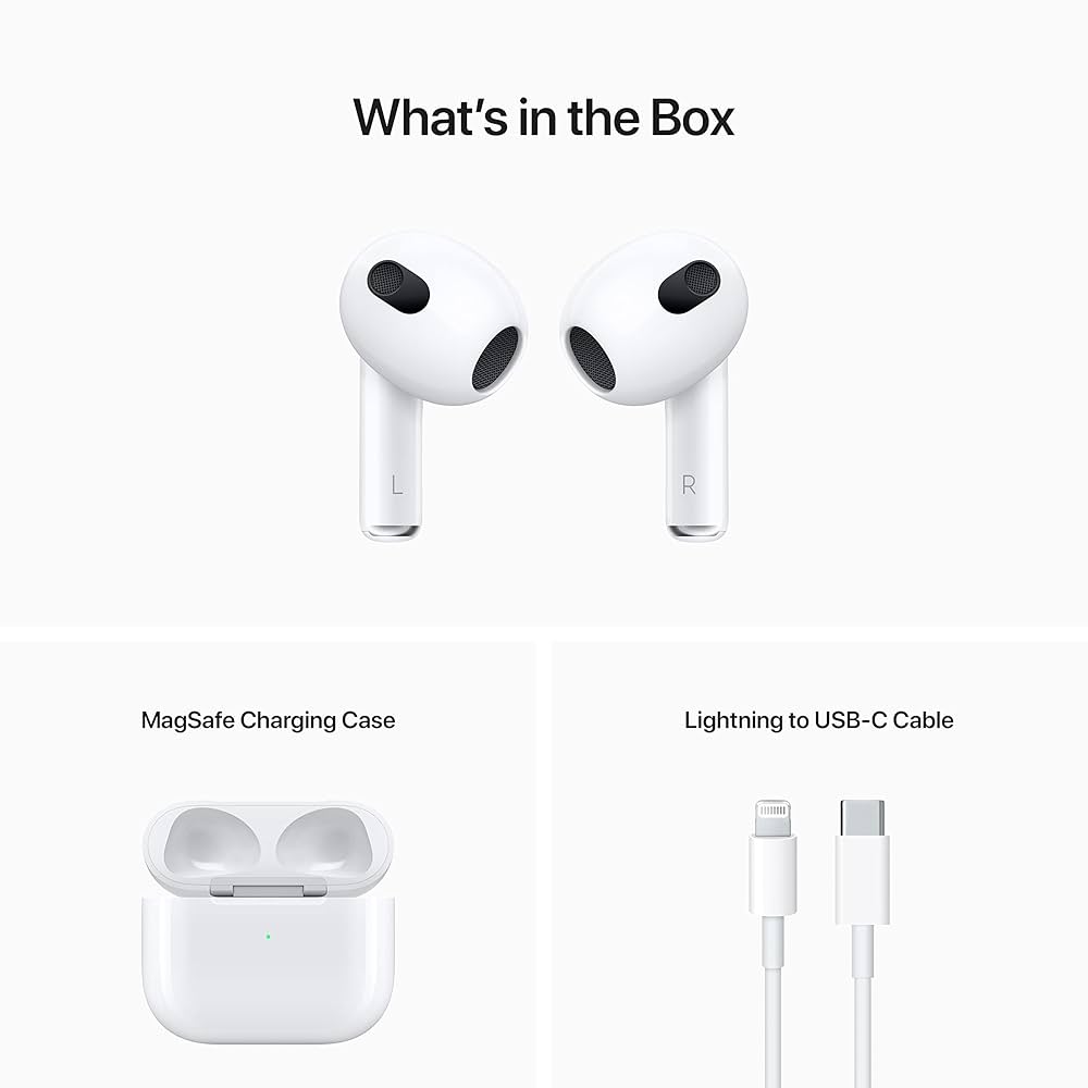 Apple AirPods3 第3世代 Apple AirPods (3rd Generation) : Amazon.in: Electronics